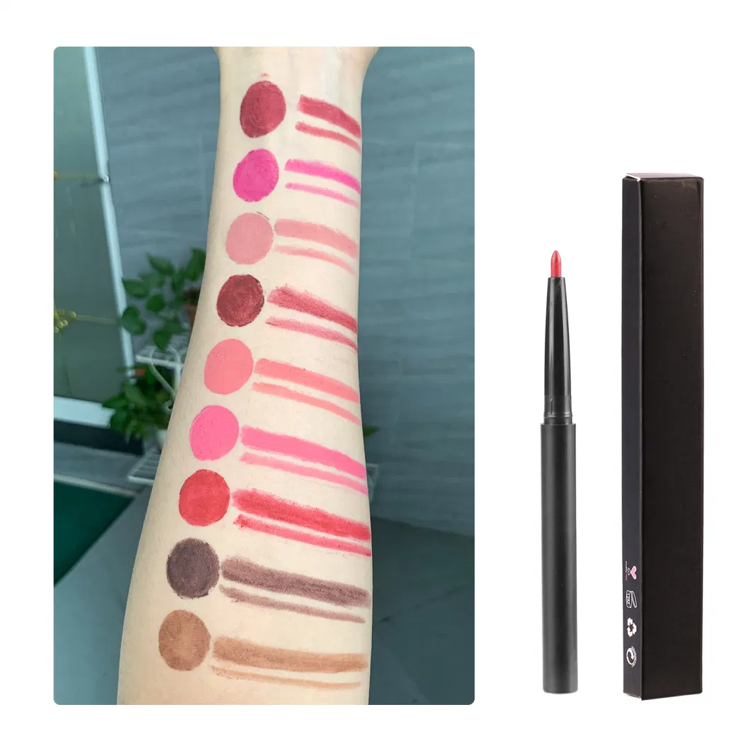 Wholesale Cream Vegan Lip Pencil Liner Waterproof Custom Logo Makeup