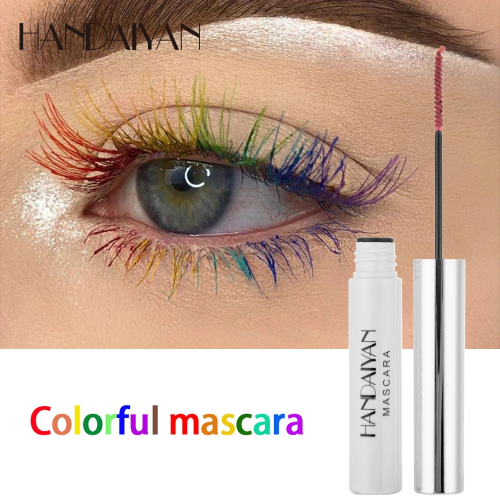 Hot Sale Quick Dry Non-Smudge Long Lasting Colorful Waterproof Mascara