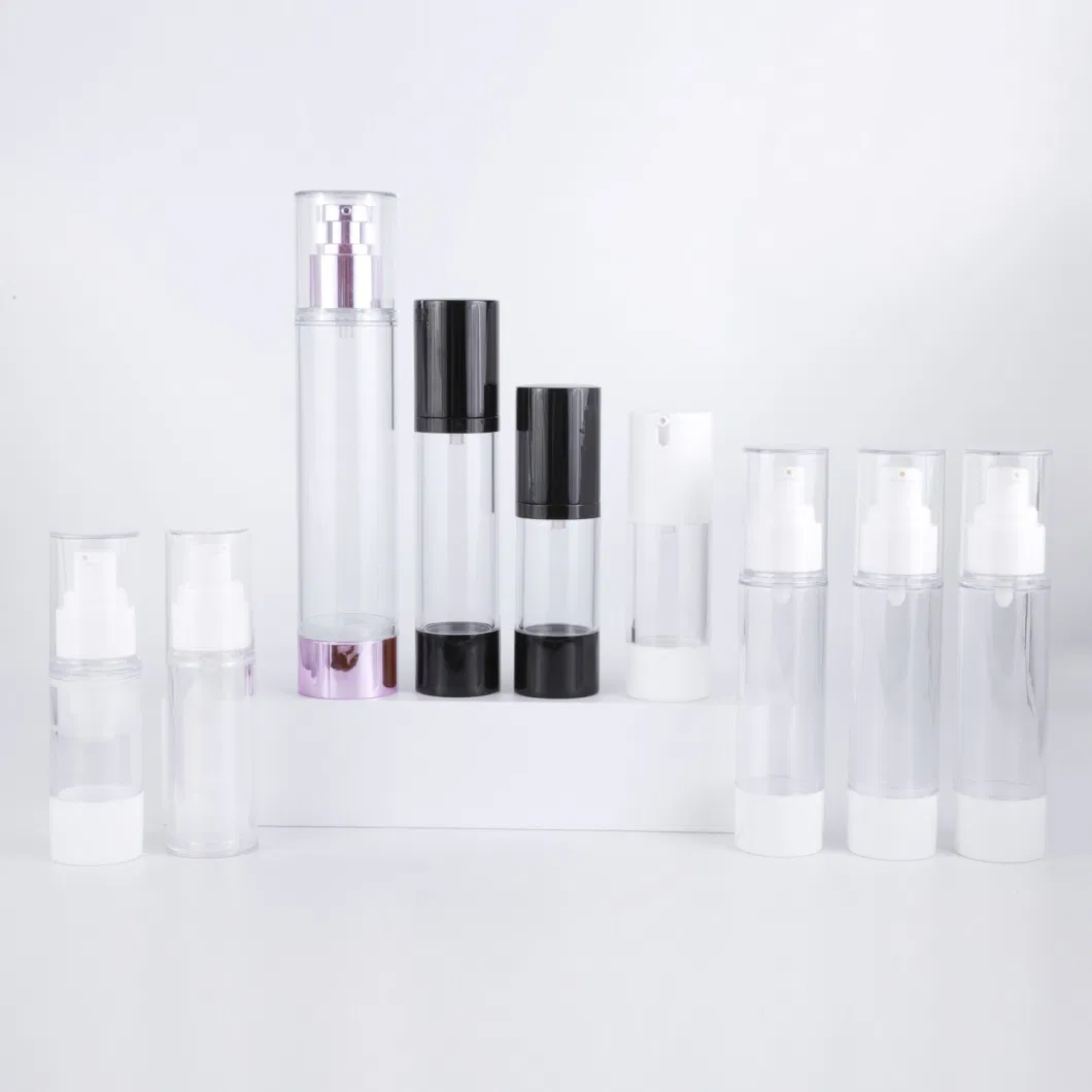 15ml 30ml 50ml 100ml 120ml Cosmetic Bottle Airless Packaging Spray Perfume Bottle Airless Pump Lotion Bottle